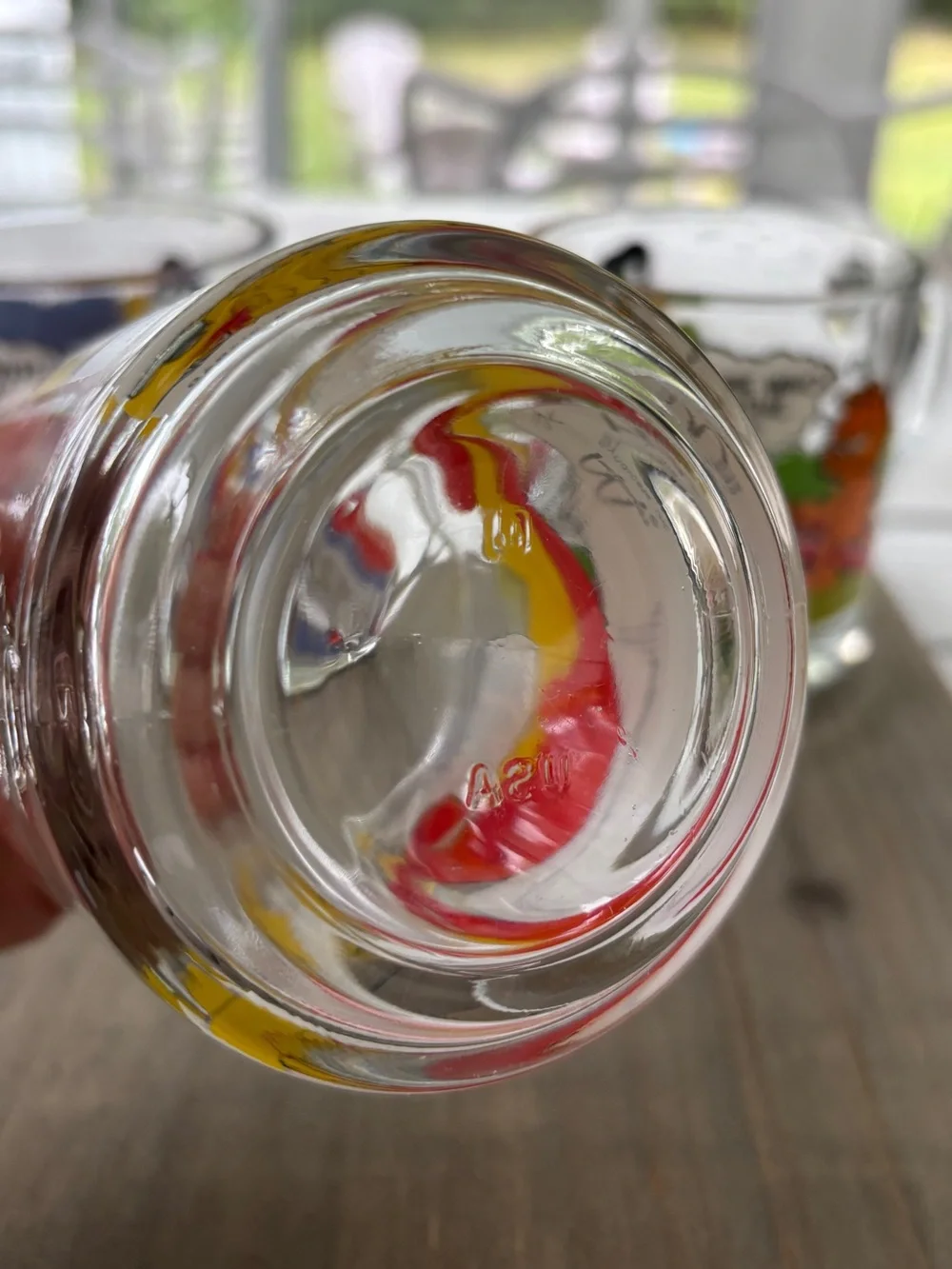 Garfield vintage glass